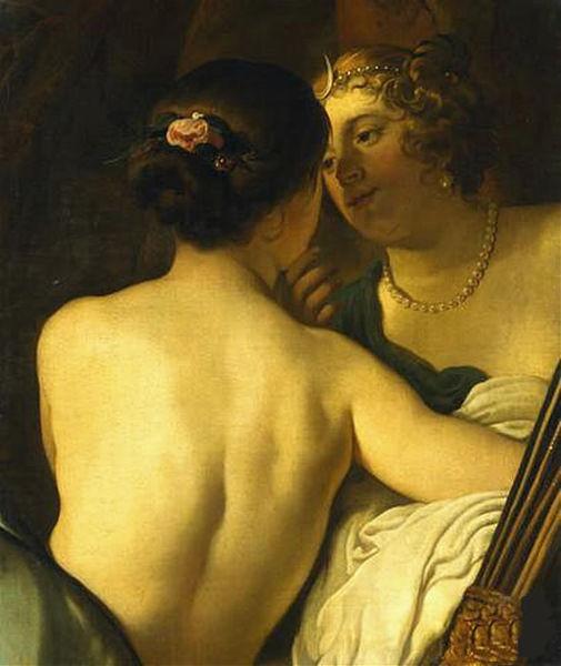 Gerard van Honthorst Jupiter in the Guise of Diana Seducing Callisto France oil painting art